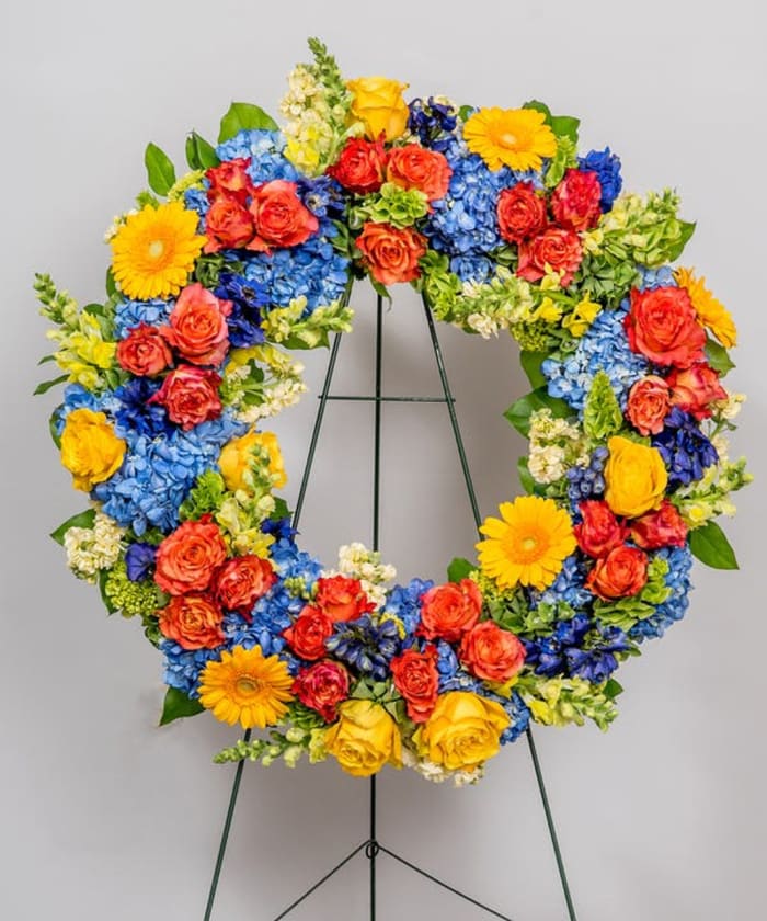 Mixed Vibrant Wreath-MXPW003