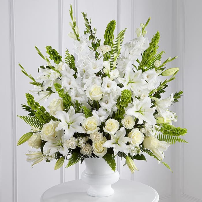 All White Sympathy Basket-FNFSB-15