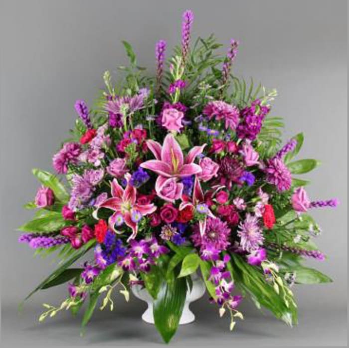 Colorful Sympathy Basket-FNFSB-04