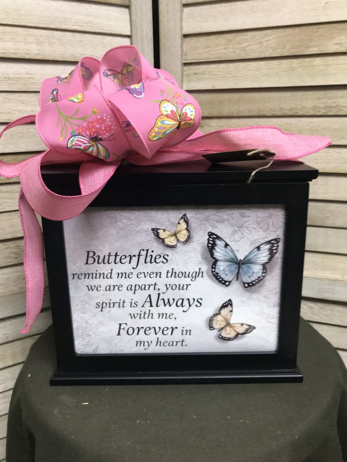 butterfly box that lights up