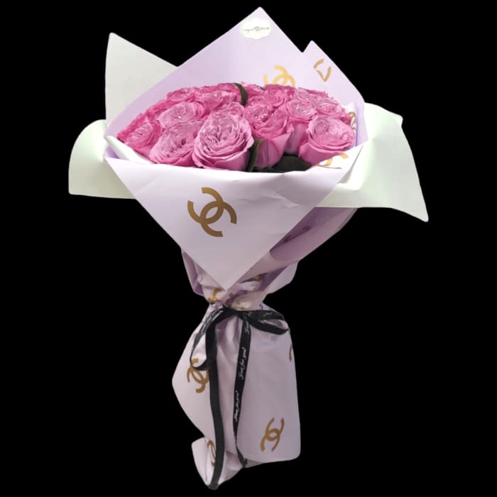 LAVENDER ROSE BOUQUET WRAP