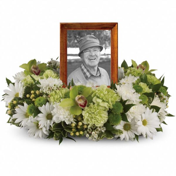 Garden Wreath Cremation Tribute