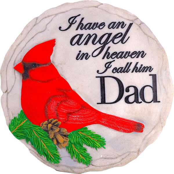 Dad Cardinal Stepping Stone