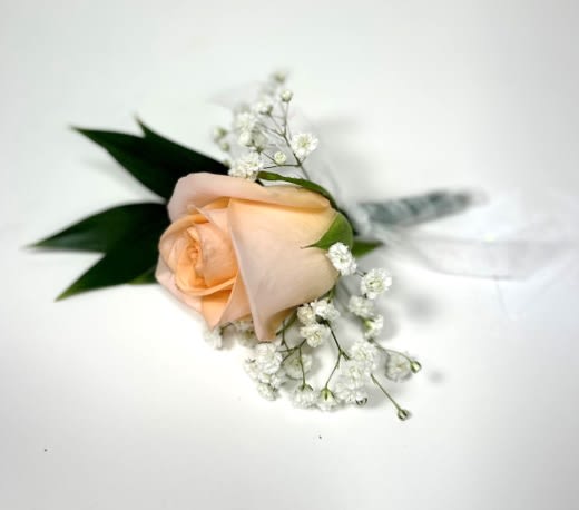 Single Rose Boutonniere