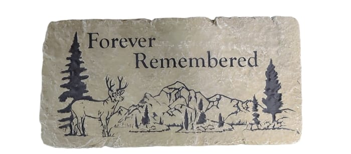 Forever Remembered Memorial Bench