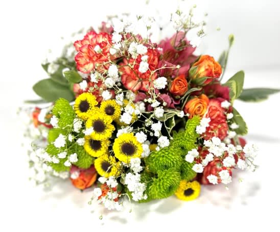 Mixed Flowers Prom Bouquet