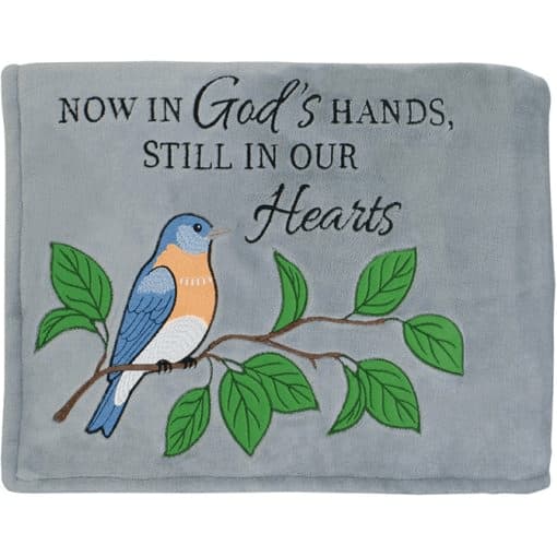 In God's Hands Polyester Throw