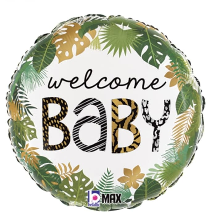 Welcome Baby Jungle Balloon