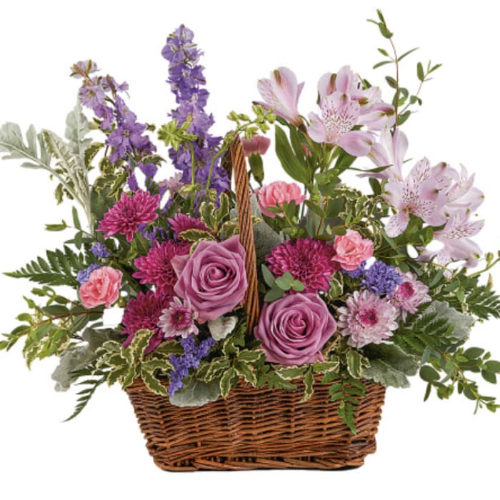 Lavender Meadow Basket