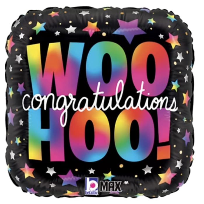 Congratulations Woo Hoo Balloon