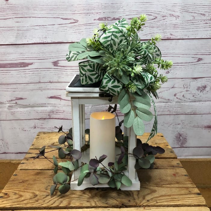 Wide Open Spaces Silk (Artificial) Lantern