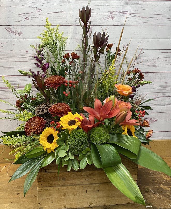 Warmth and Comfort Cremation Urn Wreath