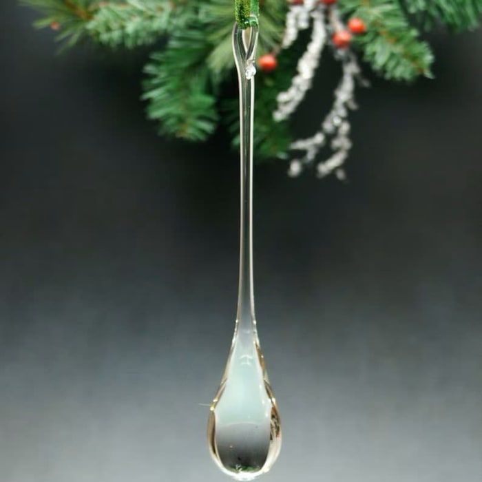 Crystal Teardrop Ornament