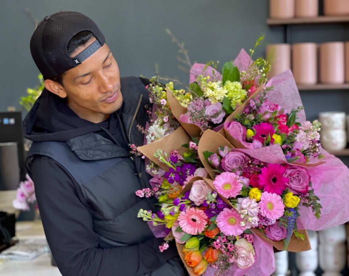 Mother's Day Wrapped Bouquet