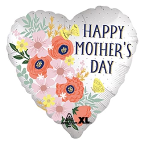Mothers Day Satin Blooms Balloon