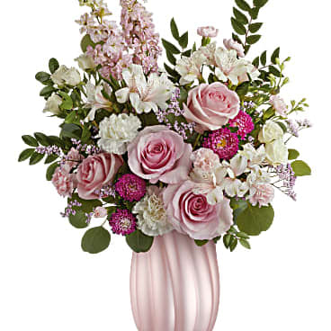 Teleflora's Swirling Pink Bouquet