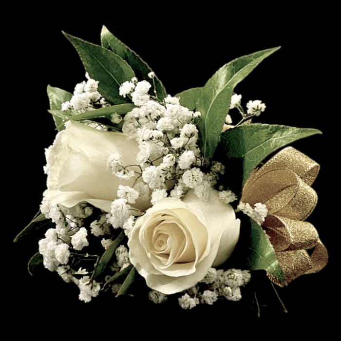 WHITE CORSAGE