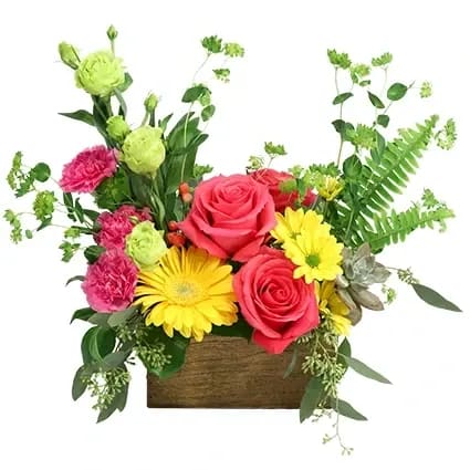 Artistic Embrace Wooden Box