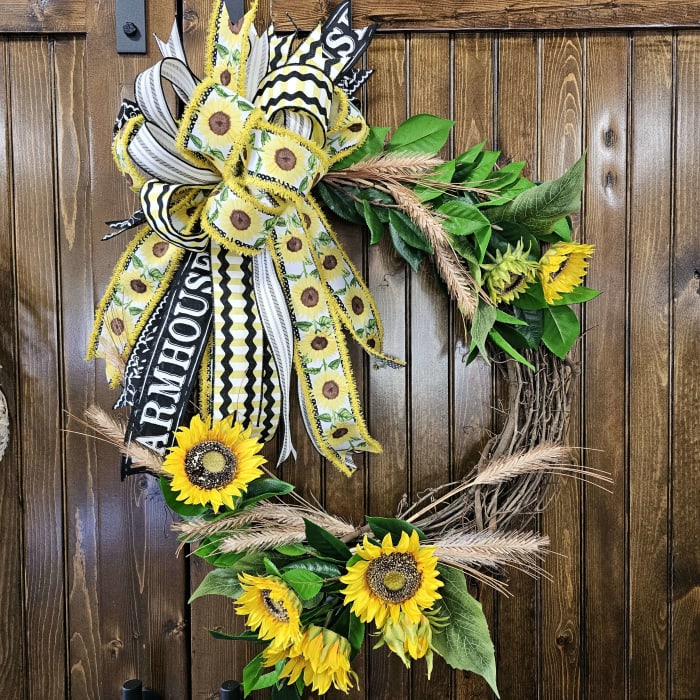 Sunflower Wreath