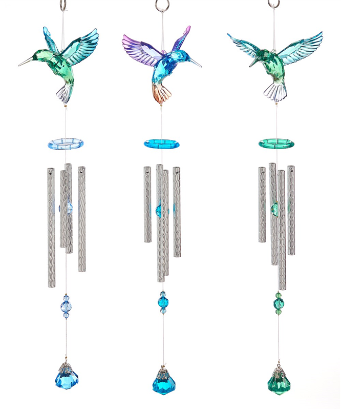 Acrylic Hummingbird Wind Chime