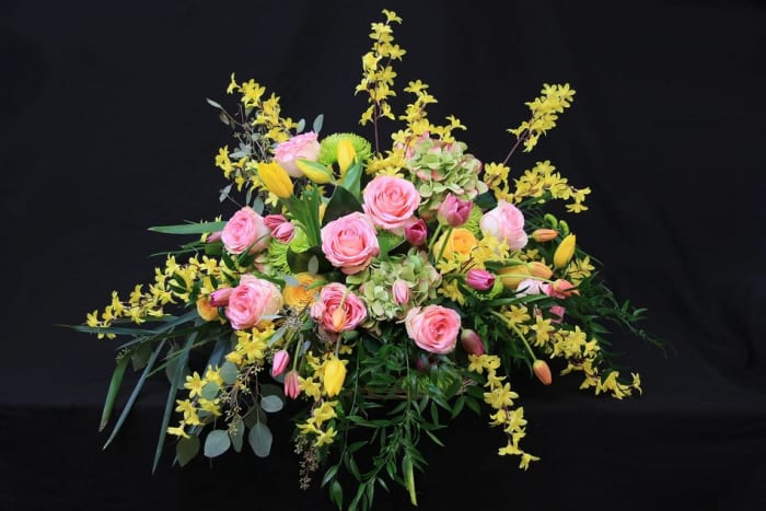 Spring Floral Basket