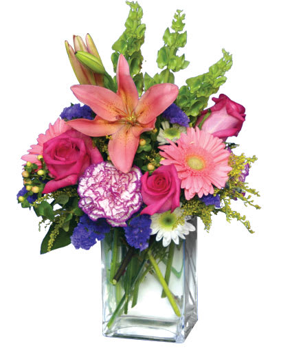 Springtime Reward Vase Of Flowers