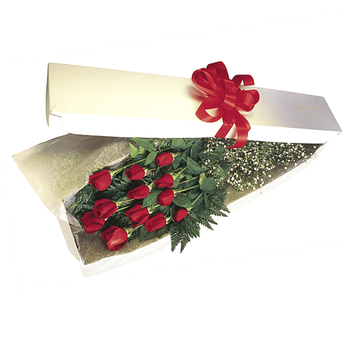 Roses in a Gift Box