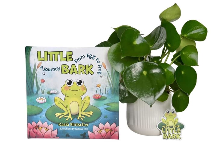 Little Bark Book and plant