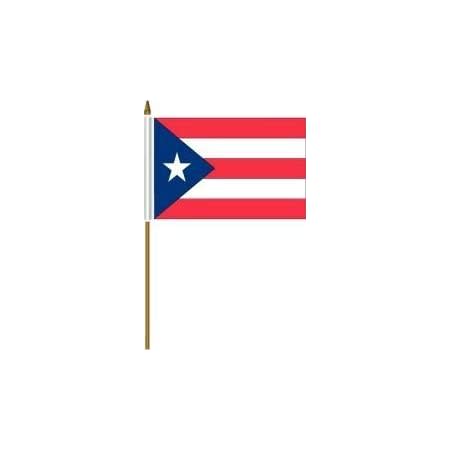 BANDERA DE PUERTO RICO 4X6 IN