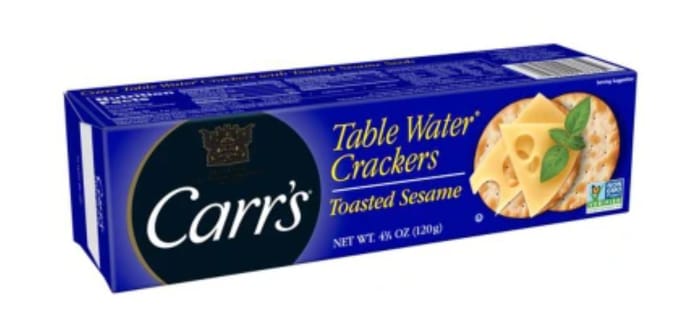 CARR'S TABLE CRACKERS TOASTED SESAME