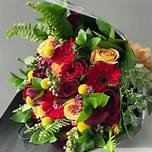 Designers Choice Spring Wrapped Bouquet