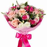 Designers Choice Valentine Wrapped Bouquet