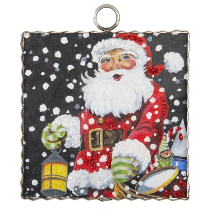Christmas Eve Santa Charm