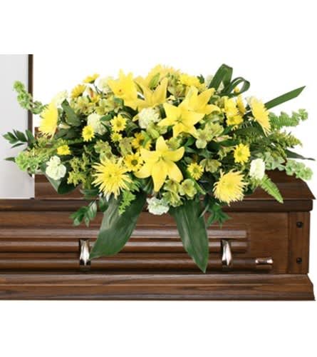 Mourning Sun Casket Spray