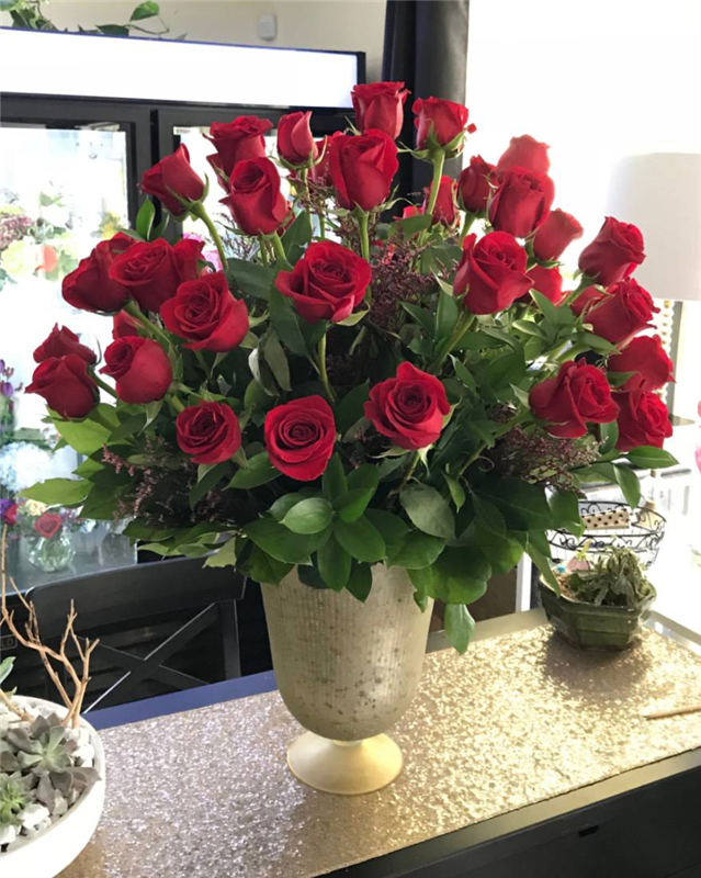 Three Dozen Red Roses 