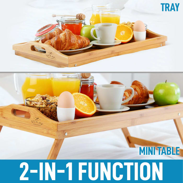 Bamboo Breakfast Bed Tray