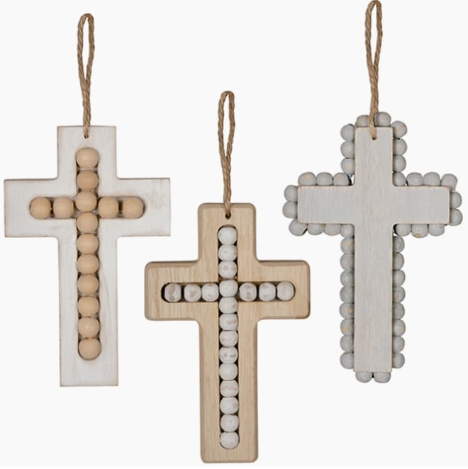 Assorted Beaded Hanging Cross