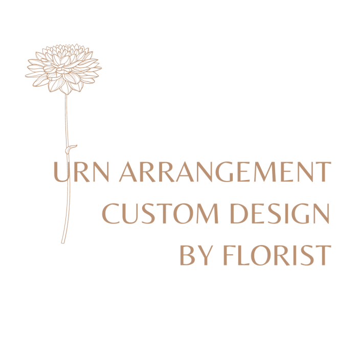 Urn Arrangement Custom Design by Florist