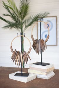 Necklace Art on Stand Large