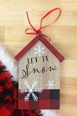 Let it Snow Ornament