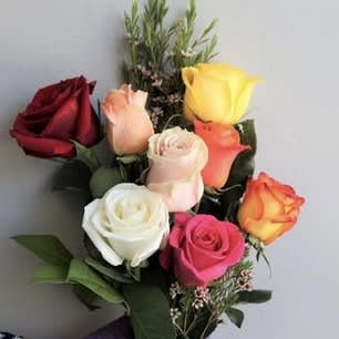 6 Roses - Filler & Greens