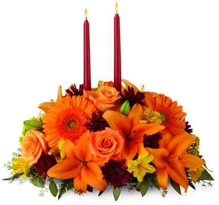 The FTD Bright Autumn Centerpiece