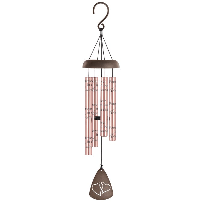 In Our Hearts 21" Rose Gold Sonnet Chime