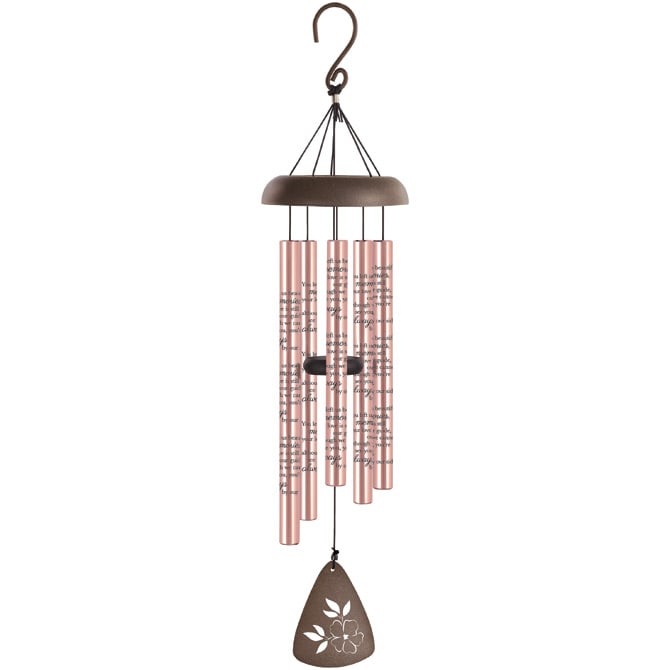 Beautiful Memories 30" Rose Gold Sonnet Chime