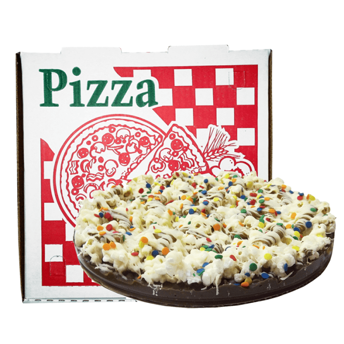 Pizzaz Chocolate Popcorn Pizza