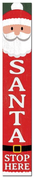 Porch Board Santa Stop Here