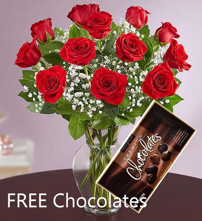 Long Stem Premium  Red Roses