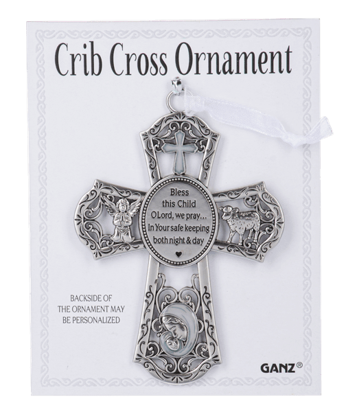 Crib Cross Ornament