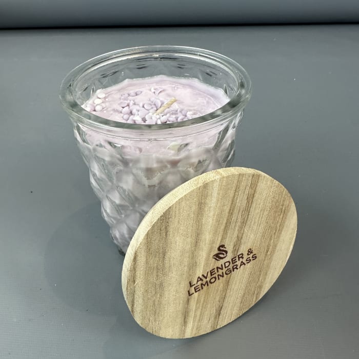 SWAN CREEK LAVENDER & LEMONGRASS 12OZ CANDLE