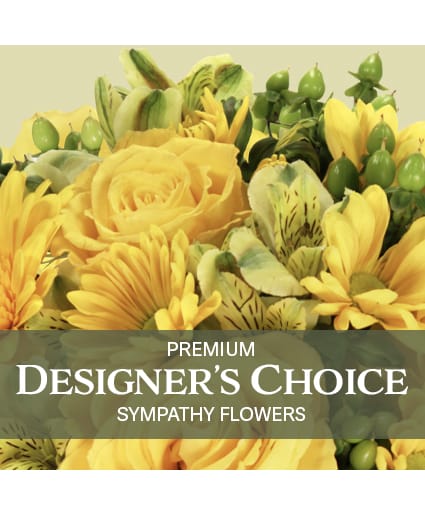 PREMIUM SYMPATHY FLORALS PREMIUM DESIGNER'S CHOICE